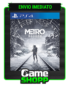 Metro Exodus - PS4 Digital - Edição Padrão