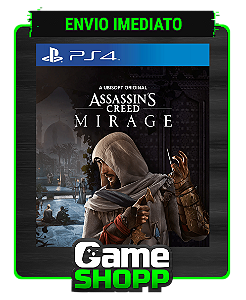 Assassins Creed Mirage - Digital PS4 - Edição Padrão