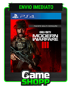 Call of Duty Modern Warfare III - Digital PS4 - Edição Padrão