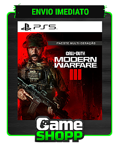 Call of Duty Modern Warfare III - Digital PS5 - Edição Padrão