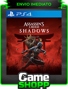 Assassins Creed Shadows - Digital PS4 - Edição Padrão