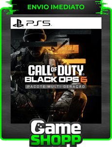 Call of Duty Black Ops 6 - Pacote Multigeração - Digital PS5