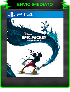 Disney Epic Mickey Rebrushed - Digital PS4 - Edição Padrão