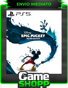 Disney Epic Mickey Rebrushed - Digital PS5 - Edição Padrão