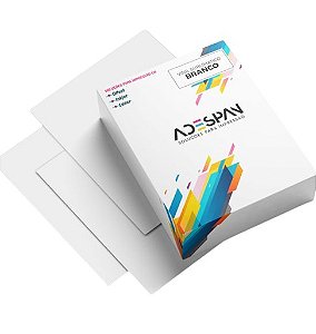 100 Adesivo Vinil Sublimatico Branco para Sublimação A4