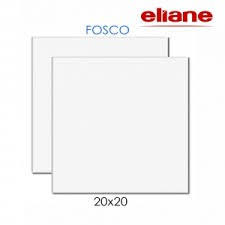 Azulejo fosco de Cerâmica 20x20 Premium Branco para Sublimação