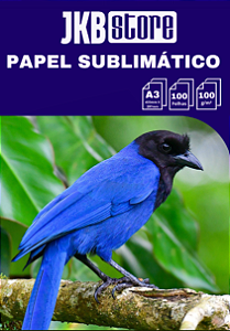 Papel Sublimático A3 JKB - PCT C/ 100 folhas