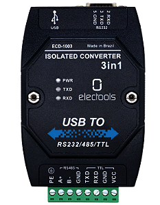 Conversor Usb 485 232 Ttl Isolado Modbus Rs485 Ecd-1003