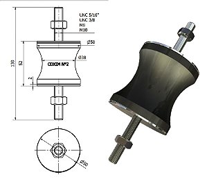 Coxim N2 macho VIBRASTOP
