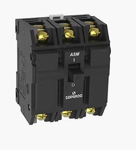 Disjuntor Nema Asm3 3x60 A Soprano Loja Clarear