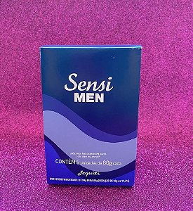 Caixa de sabonetes em barra com 5 unidades Sensi Men - Reservado