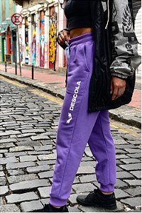 Calça de Moletom Purple Feminina