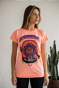Camiseta Sunset Vibes Coral