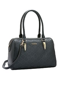 Bolsa Feminina Textura Geometrica Ombro 3484465