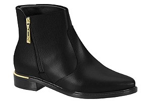 Bota Vizzano Cano Curto Rasteira Napa Berlim
