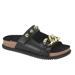 Chinelo Beira Rio Birken 2 Tiras e Corrente