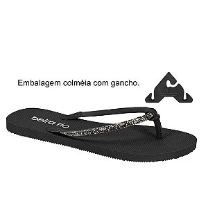 Chinelo Beira Rio Dedo Tira 6mm Glam