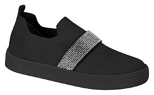 Tênis Beira Rio Knit com Strass