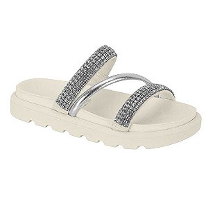 Chinelo Vizzano Flat 2 tiras strazz e 1 tira fina