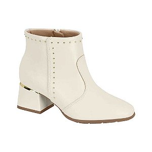 Bota Modare Cano Curto Salto Bloco Baixo Tachinhas