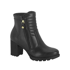 Bota Moleca Coturno Ziper Lateral