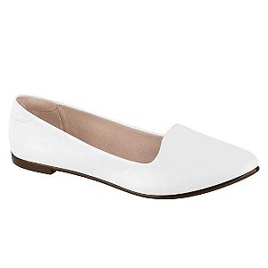 Sapatilha Moleca Bico Fino Liso Napa Sardenha