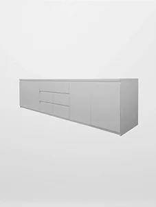 Buffet Branco Grande 4 Portas