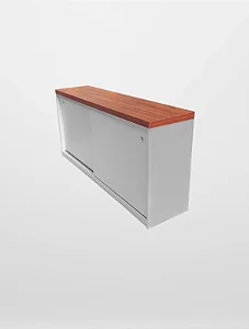 Buffet com Portas de Correr Amadeirado Claro