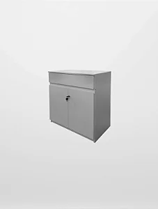 Buffet Aparador Branco 2 Portas e Gaveta