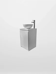Gabinete de Banheiro Branco