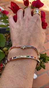 Bracelete Zircônias Rainbow