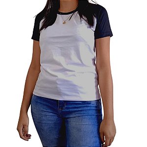BABY LOOK RAGLAN POLIESTER KIT 5 PEÇAS