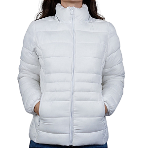 Jaqueta Puffer Feminina Branca