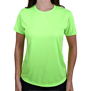 Camiseta Feminina Academia Verde Limão