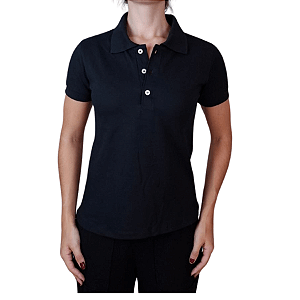 Polo Feminina Preta