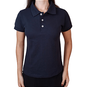 Polo Feminina Marinho