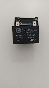 CAPACITOR P/ VENT. QUADRADO 1,5 UF 450V -