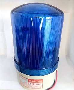 GIROFLEX AZUL 220VCA DE LED E FIXACAO POR PARAFUSO