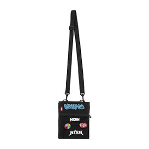 HIGH PATCH SHOULDER BAG BLACK