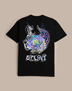 CAMISETA BLUNT FLORA PRETO