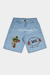 BERMUDA EXCLUSIVIST 1OF1 X ED HARDY N1RVANA LIGHT BLUE