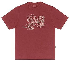 CAMISETA PLANO C DRAGON DROP 2 BARN RED