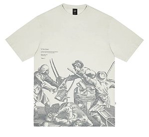 CAMISETA PLANO C IN VINO VERITAS OFF WHITE