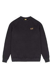 MOLETOM CREWNECK PALNO C LOGO BLACK