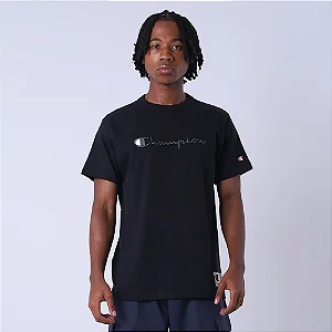CAMISETA CHAMPION HERITAGE SCRIPT 30 COLORS BLACK