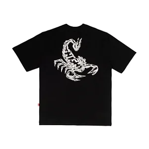 CAMISETA HIGH TEE SCORPION BLACK