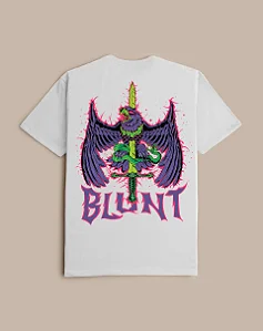 CAMISETA BLUNT BASICA CRUCIBLE BRANCO