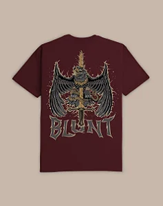 CAMISETA BLUNT BASICA CRUCIBLE VINHO