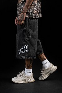 BERMUDA JEANS NEW LIFE JORTS CARPINTEIRO BLACK