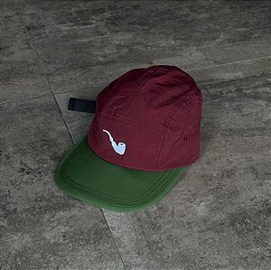 BONÉ BLAZE SUPPLY 5 PANEL PIPE BORDEAUX